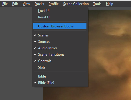 1. Adding a Custom Browser Dock